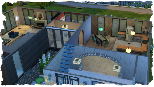Sims 4 Dream house with furniture by Chalipo at All 4 Sims