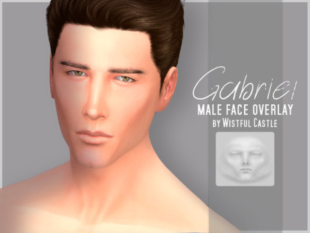 Gabriel face overlay by WistfulCastle at TSR
