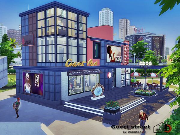 Sims 4 G street exclusive shop for celebrities by Danuta720 at    select a Sites   