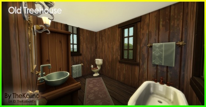 Sims 4 Old Treehouse at Kalino