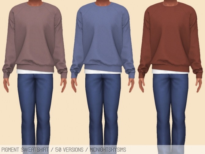 Sims 4 Pigment sweatshirt at Midnightskysims