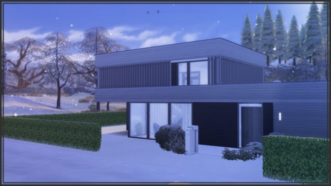 Sims 4 Minimalist’s Dream house at GravySims