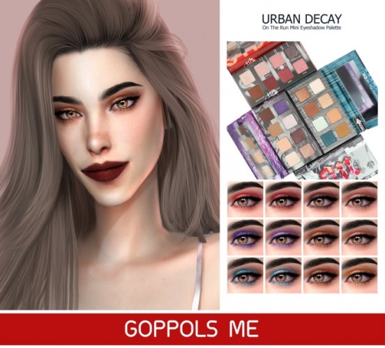 On The Run Mini Eyeshadow Palette at GOPPOLS Me » Sims 4 Updates