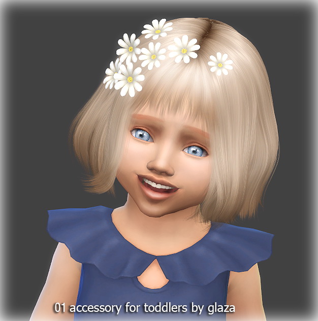 Sims 4 01 flowers accessory for toddlers at All by Glaza