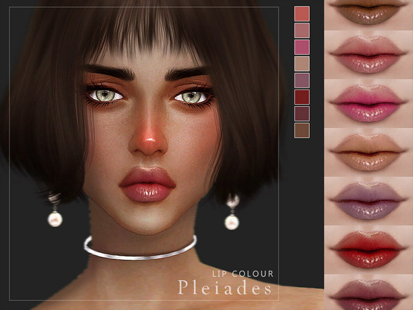Sims 4 Pleiades Lip Colour by Screaming Mustard at TSR