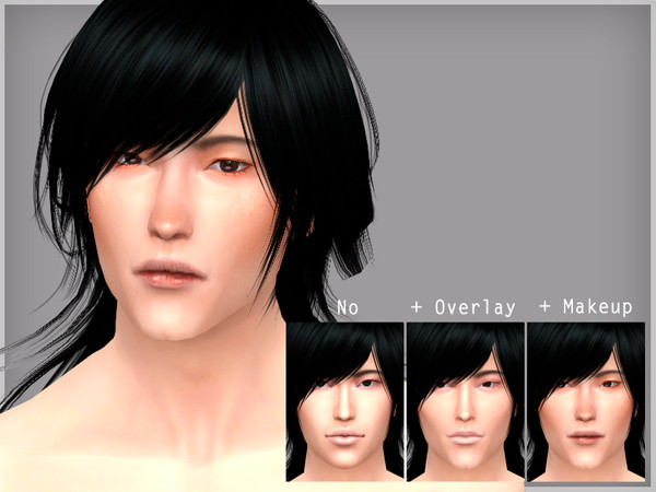 Sims 4 Gabriel face overlay by WistfulCastle at TSR