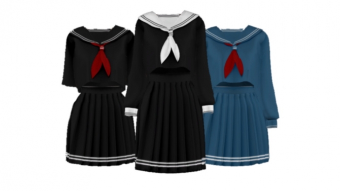 Sailor Uniform at SHENDORI SIMS » Sims 4 Updates