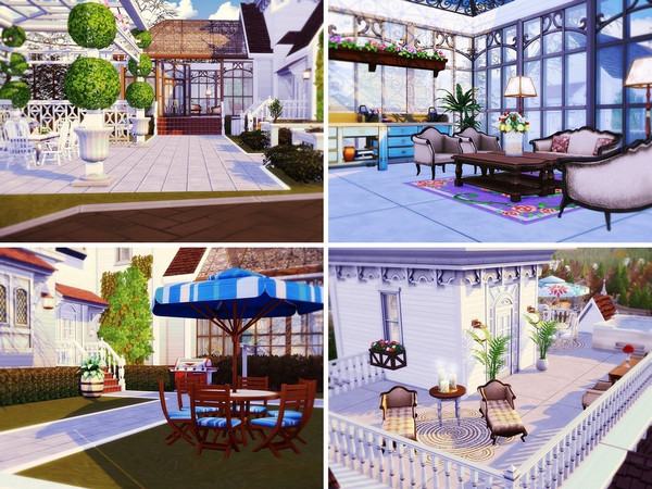 Sims 4 Practical Magic House by MychQQQ at TSR
