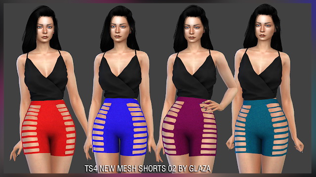 Sims 4 Shorts 02 (P) at All by Glaza