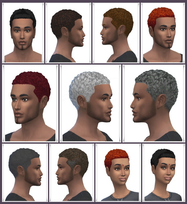 Sims 4 Holyday Short Afro Hair Edit at Birksches Sims Blog