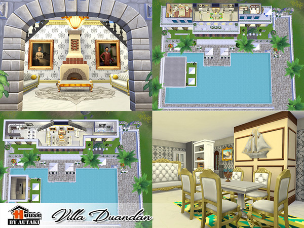 Sims 4 Villa Duandan by autaki at TSR
