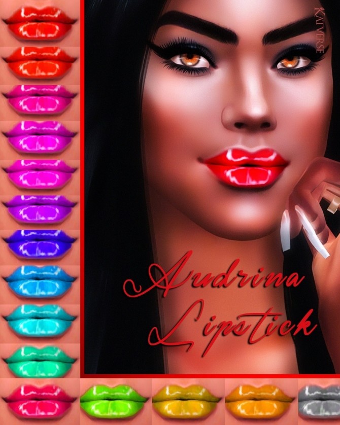 Sims 4 Audrina Lipstick at Katverse