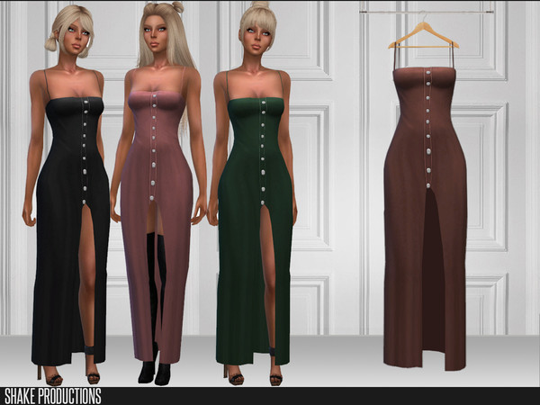Sims 4 213 Dress by ShakeProductions at TSR