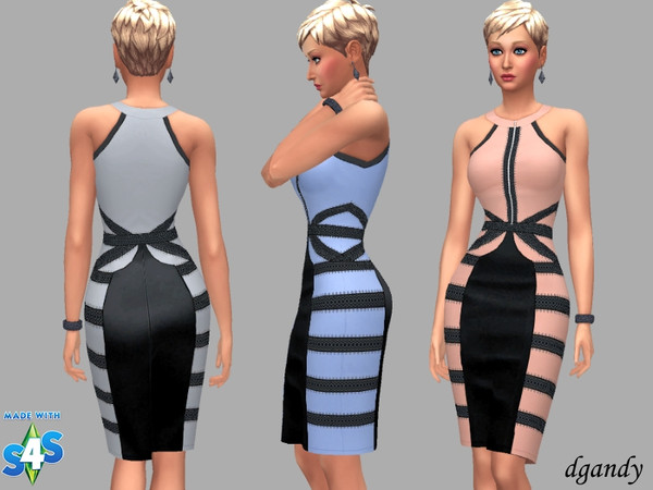 Sims 4 Dress C201901 3 by dgandy at TSR