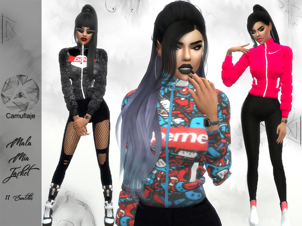 Sims 4 Mala Mia Jacket by Camuflaje at TSR