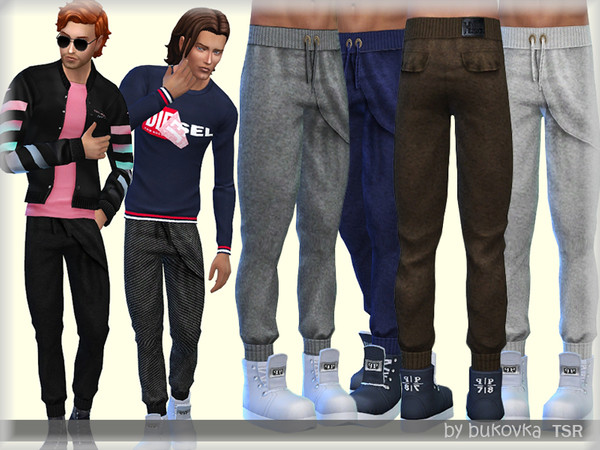 Sims 4 Pants & Male by bukovka at TSR