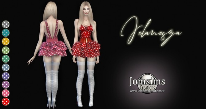 Sims 4 Jelanesza dress at Jomsims Creations