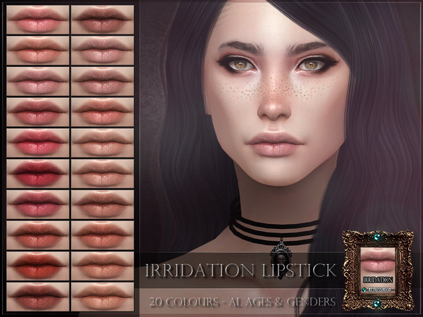 Sims 4 Irridation Lipstick by RemusSirion at TSR