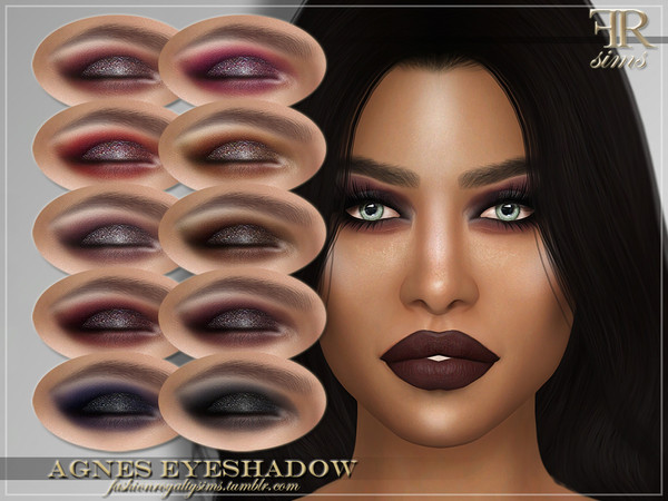 Sims 4 FRS Agnes Eyeshadow by FashionRoyaltySims at TSR