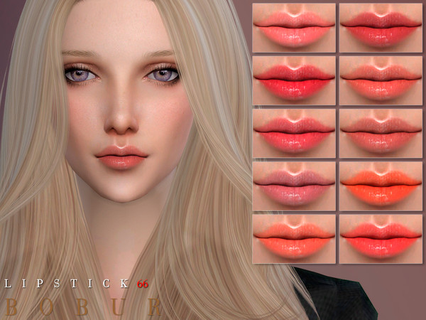 Sims 4 Lipstick 66 by Bobur3 at TSR