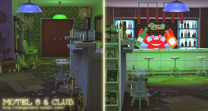 Sims 4 Motel 6 & Club at Helga Tisha