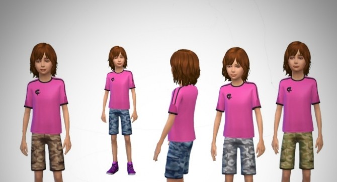 Sims 4 Kids Camouflage Pants at Birksches Sims Blog