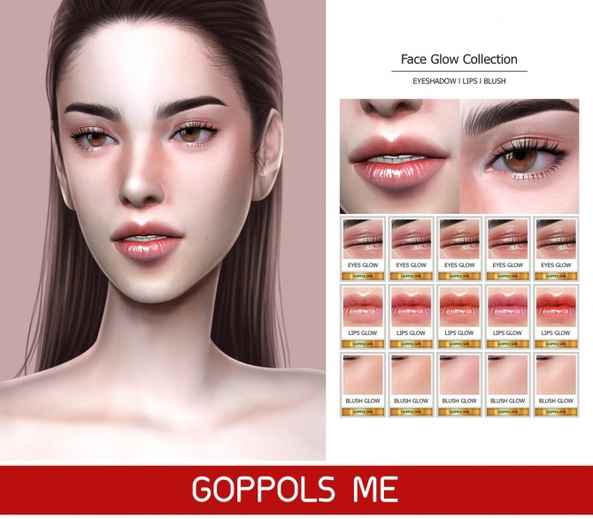 Sims 4 GPME Face Glow Collection at GOPPOLS Me