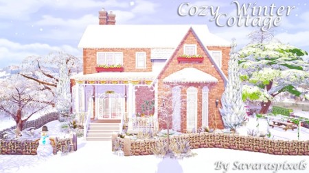 Cozy Winter Cottage at Savara’s Pixels