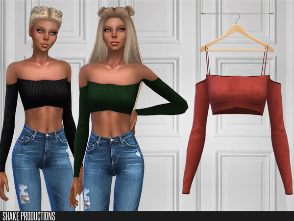 222 Top by ShakeProductions at TSR » Sims 4 Updates