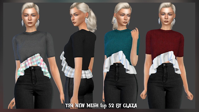 Sims 4 Top 52 at All by Glaza