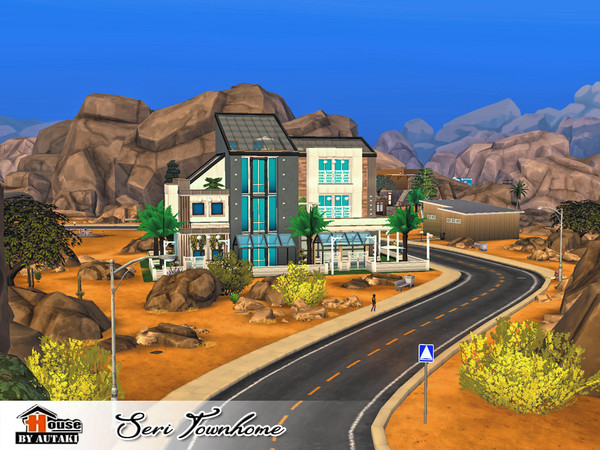 Sims 4 Seri Townhome by autaki at TSR