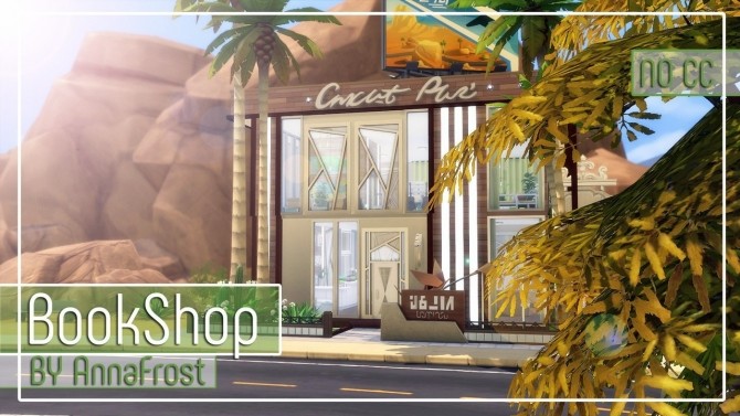 Sims 4 Book Shop at Anna Frost