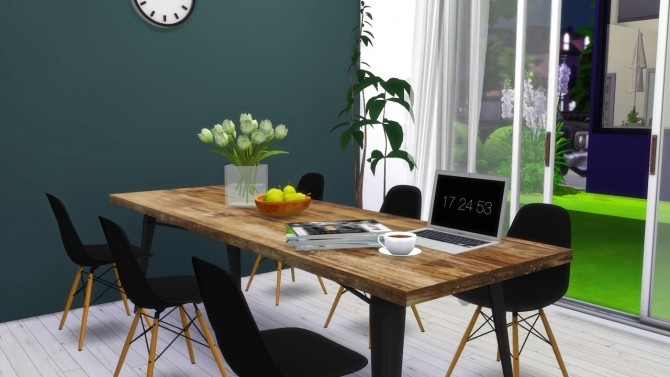 Sims 4 GREEN LIFESTYLE DINING at MODELSIMS4