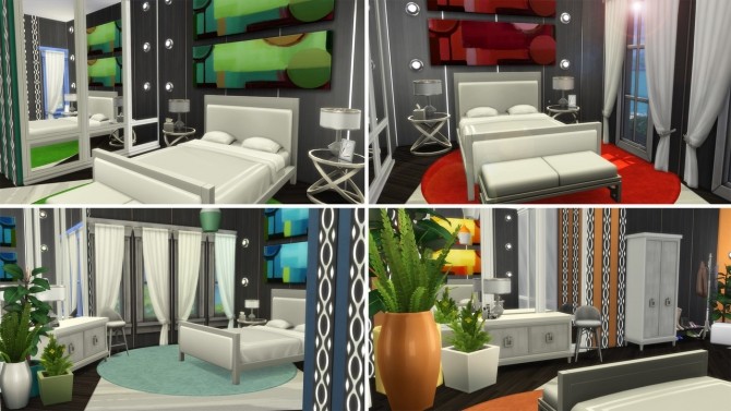 Sims 4 Shop, hotel, bar and coffee shop at Anna Frost