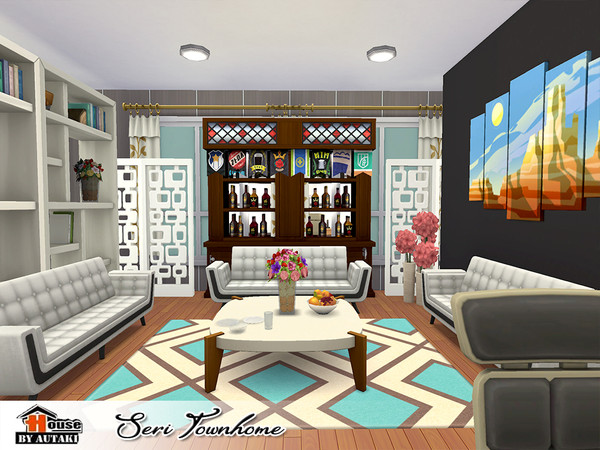 Sims 4 Seri Townhome by autaki at TSR