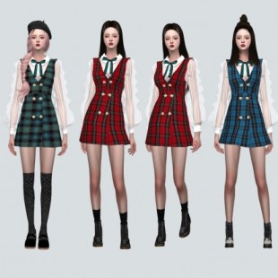 Summer Holiday Dress at Kass » Sims 4 Updates