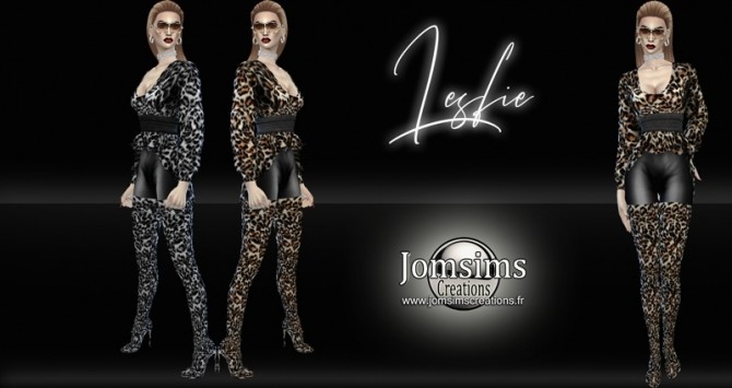 Sims 4 Lesfie outfit at Jomsims Creations