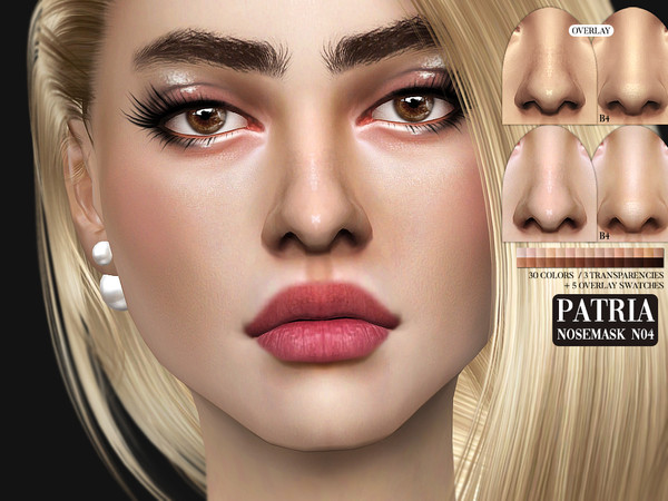Sims 4 Patria Nose mask N04 by Pralinesims at TSR