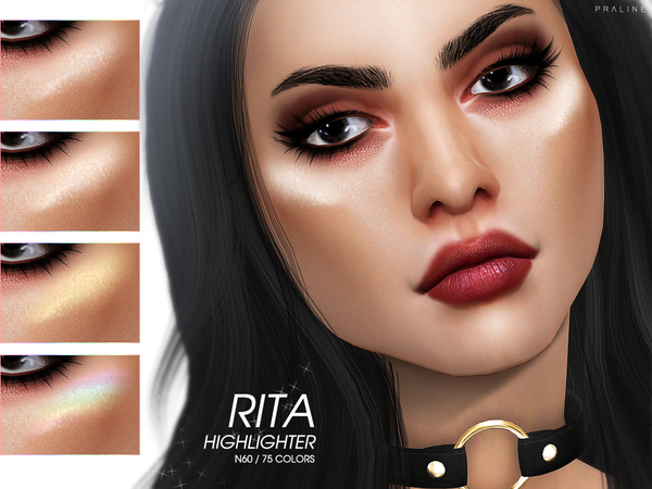 Sims 4 Rita Highlighter N60 by Pralinesims at TSR