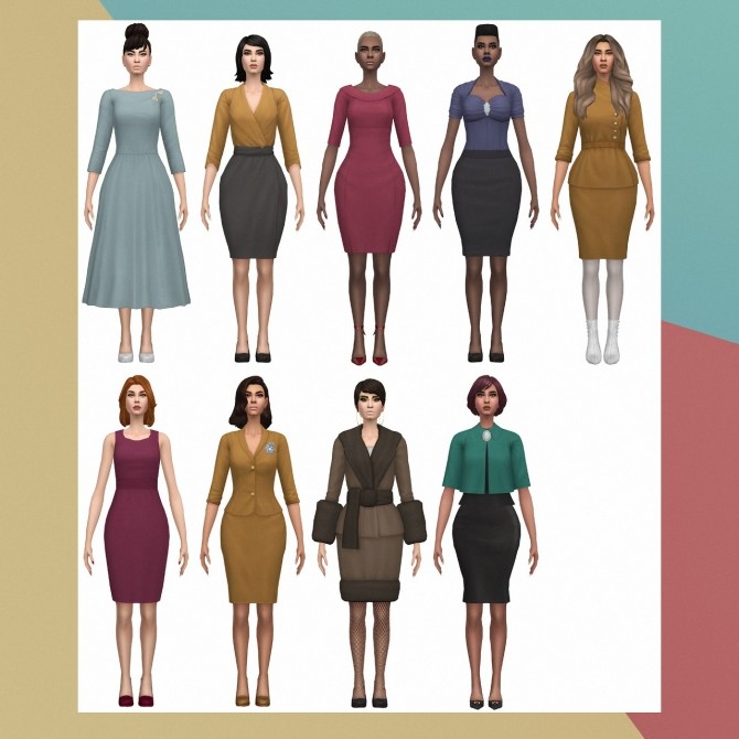 Sims 4 Fifth Avenue Fashions S3 Conversion at Busted Pixels