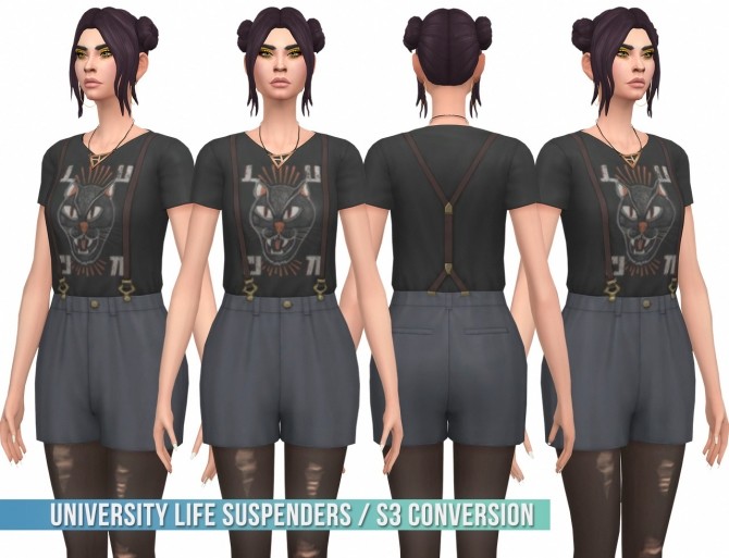 Sims 4 University Life Suspenders S3 Conversion at Busted Pixels