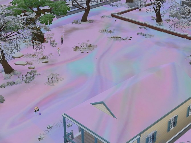 Sims 4 Its Holographic Snow at KAWAIISTACIE