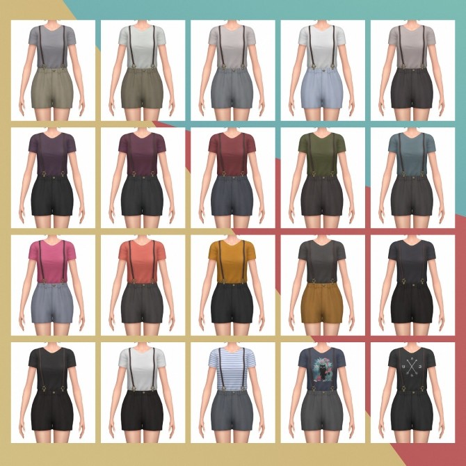 Sims 4 University Life Suspenders S3 Conversion at Busted Pixels