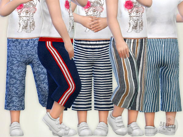 Sims 4 Pants for Toddler by lillka at TSR