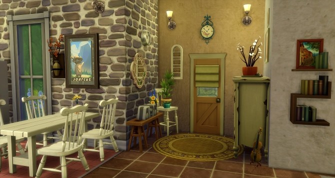 Sims 4 Blanche house by Angerouge at Studio Sims Creation