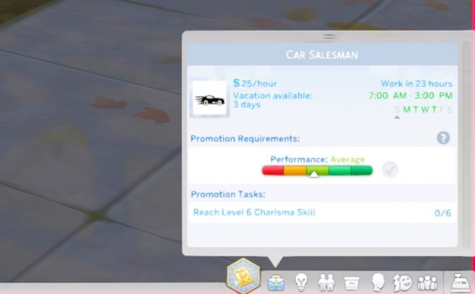 Sims 4 Car Salesman Career at KAWAIISTACIE