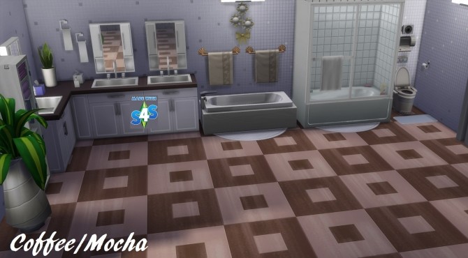Sims 4 EP01 Inversely Square Linoleum 14 Colours by wendy35pearly at Mod The Sims