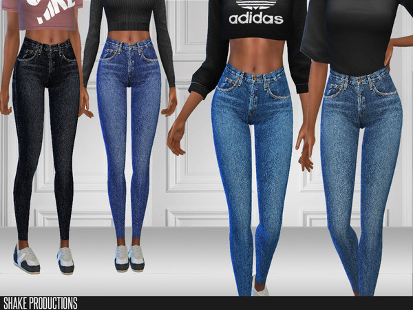 219 Skinny High Waisted Jeans by ShakeProductions at TSR » Sims 4 Updates