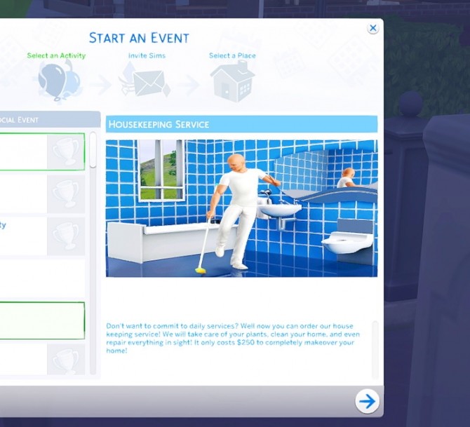 Sims 4 Housekeeping Service Event at KAWAIISTACIE