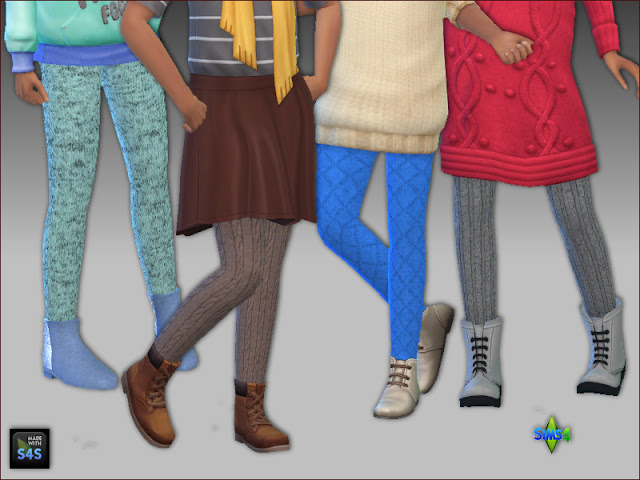 Sims 4 Tights for girls by Mabra at Arte Della Vita